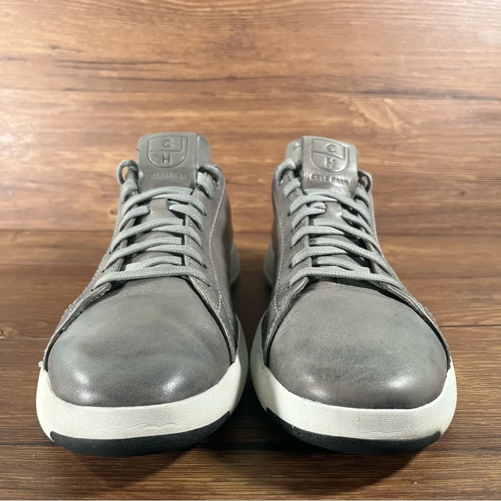Cole Haan GrandPro Gray Leather Sneakers Men’s Size 10.5 Oxfords Shoes - Picture 5 of 11